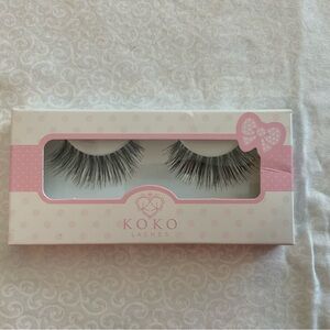 Koko Lashes # 102 False Eyelashes Black Long  A1